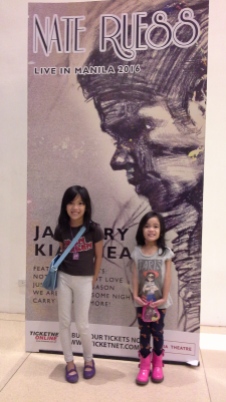 Ayi's first concert - Nate Ruess at Kia Theatre